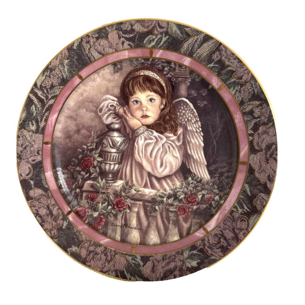 Bradford Exchange - "Hope" Plate - 1st Issue in the Gardens of Innocence